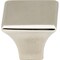 Jeffrey Alexander 1-1/8" Overall Length Polished Nickel Square Marlo Cabinet Knob 972NI - alternate 2